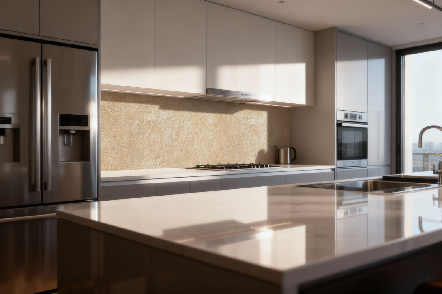 Küchenrückwand Betonoptik