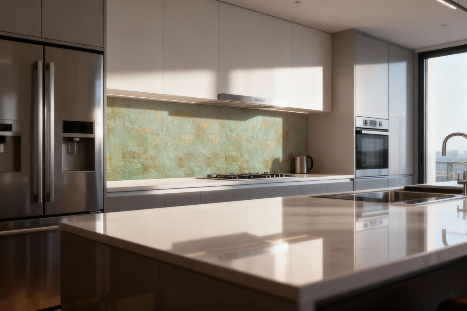 Küchenrückwand Betonoptik