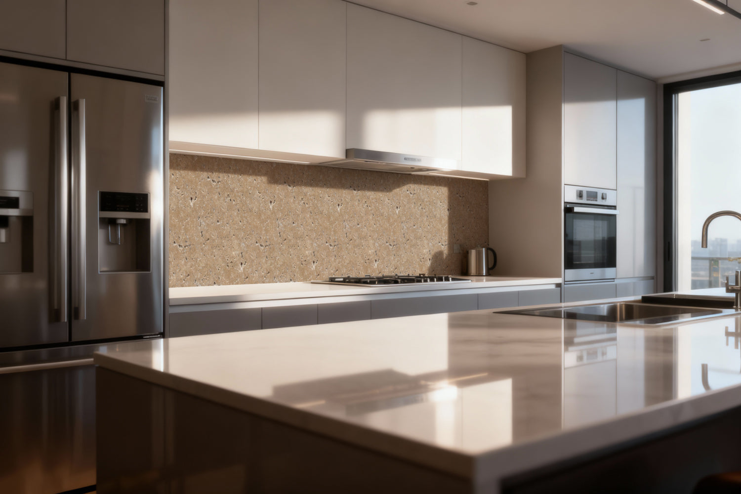 Küchenrückwand Betonoptik