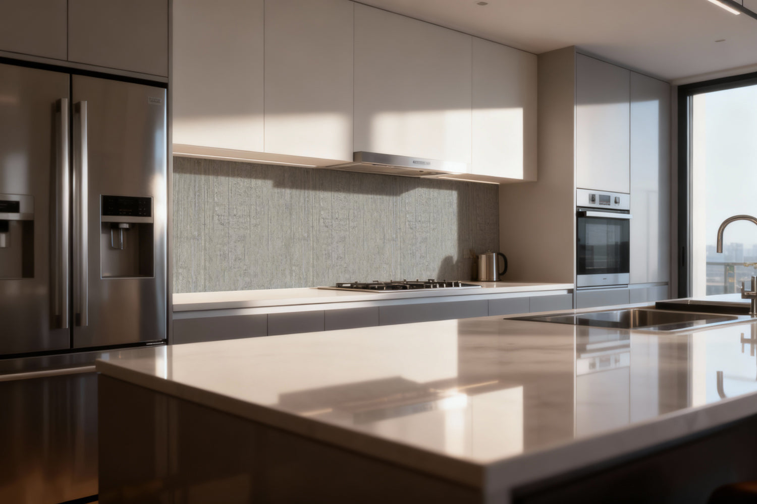 Küchenrückwand Betonoptik