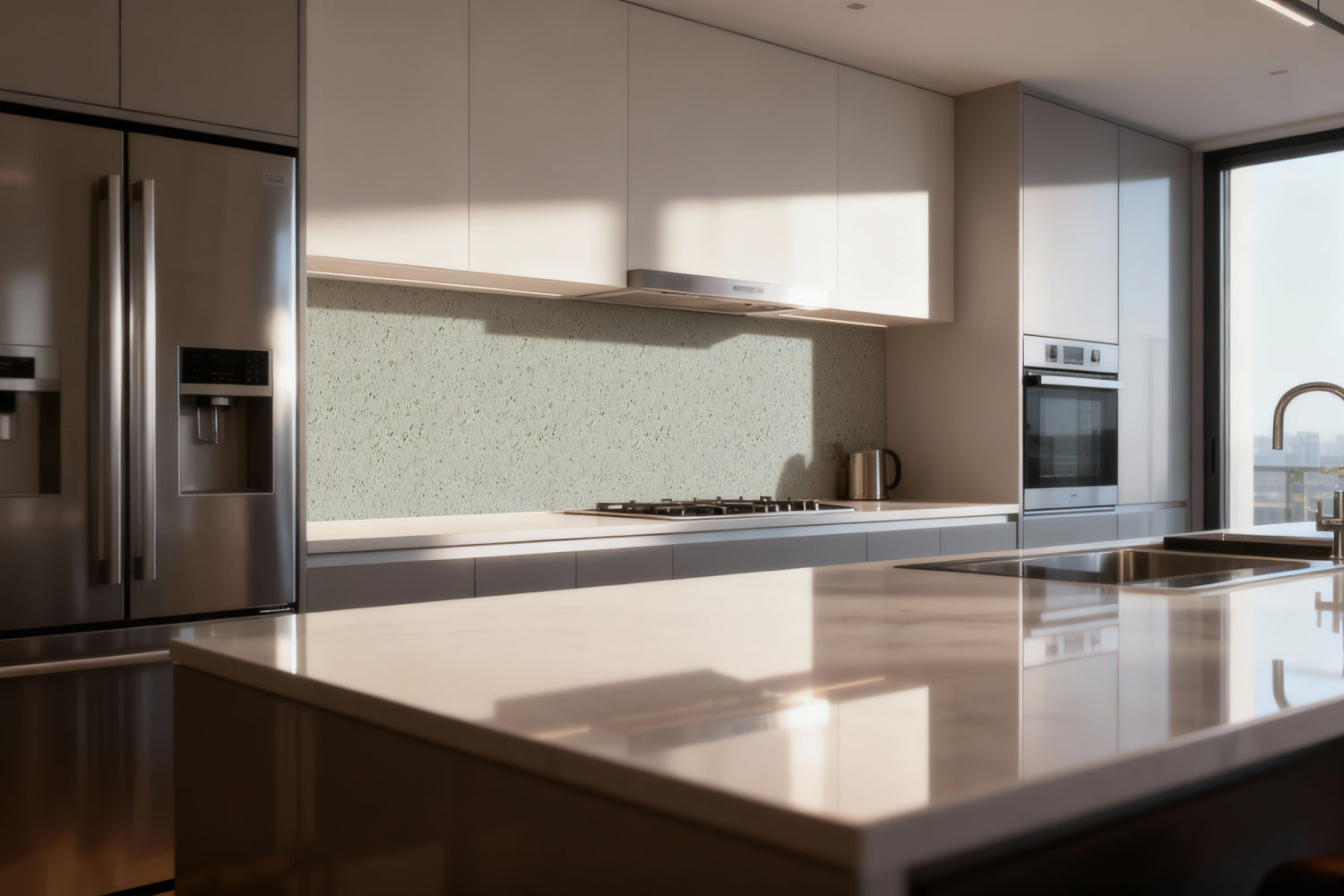 Küchenrückwand Betonoptik