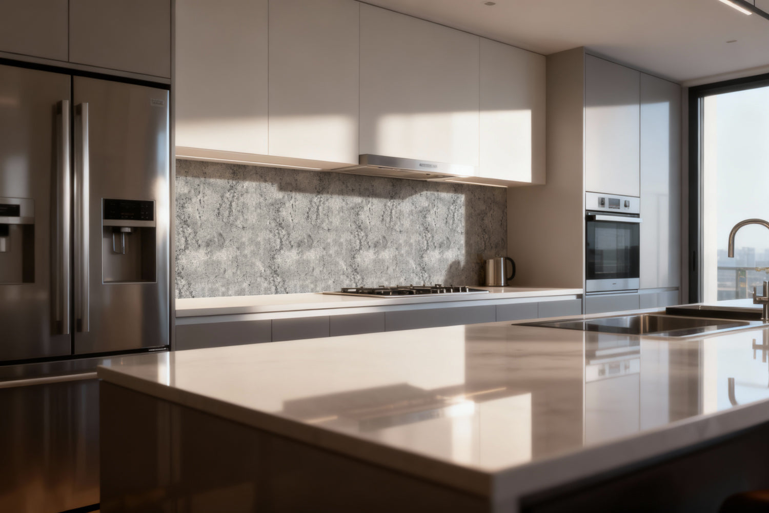 Küchenrückwand Betonoptik