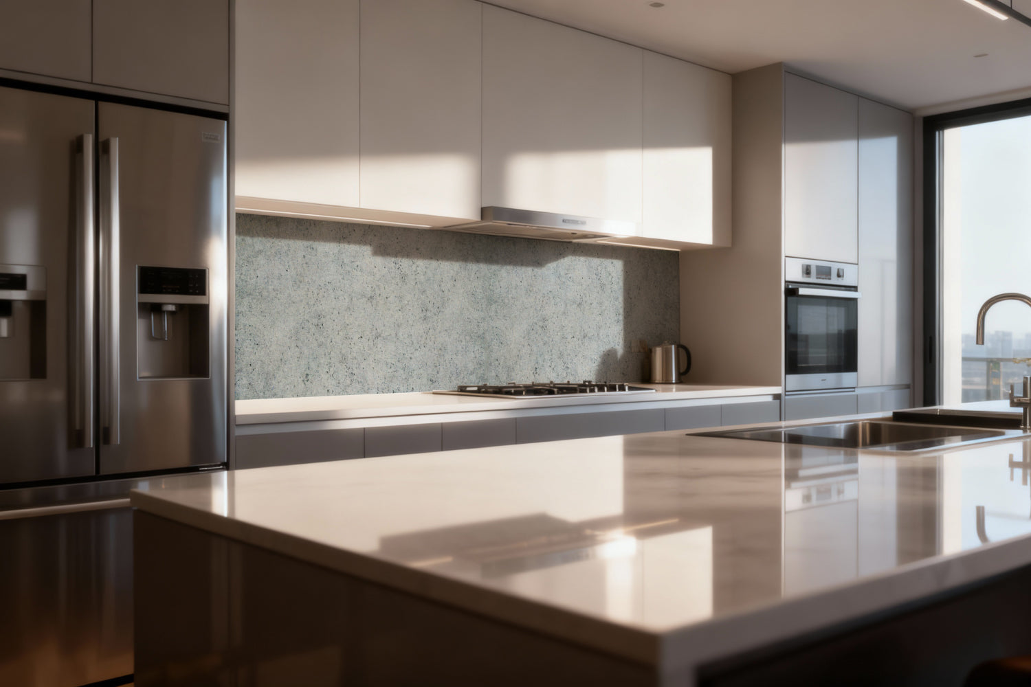 Küchenrückwand Betonoptik