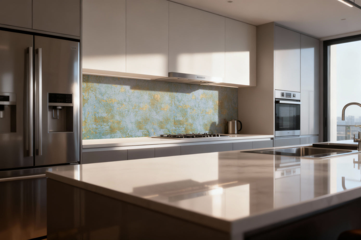 Küchenrückwand Betonoptik