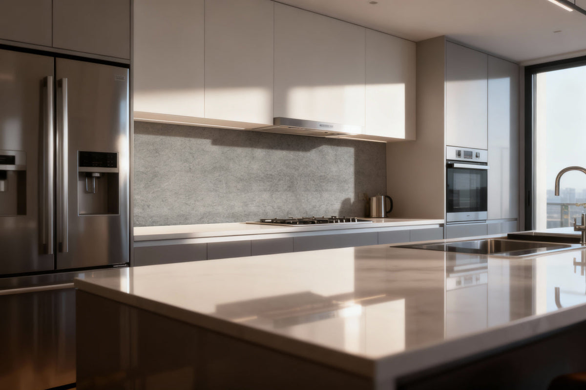 Küchenrückwand Betonoptik