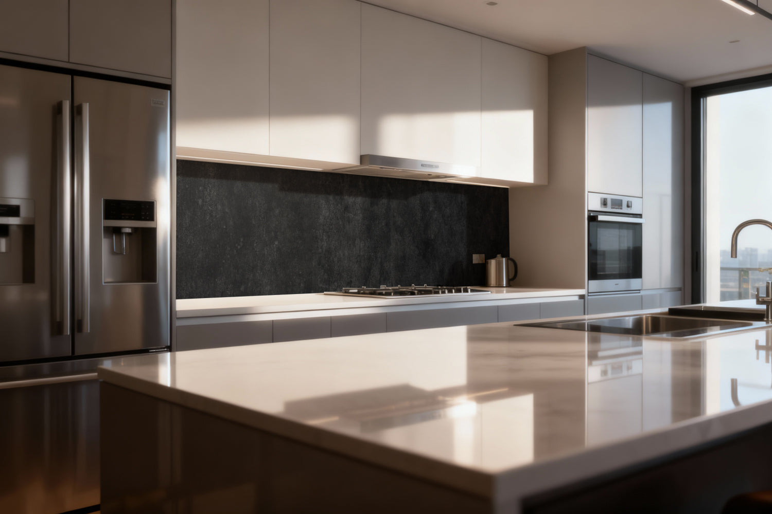 Küchenrückwand Betonoptik