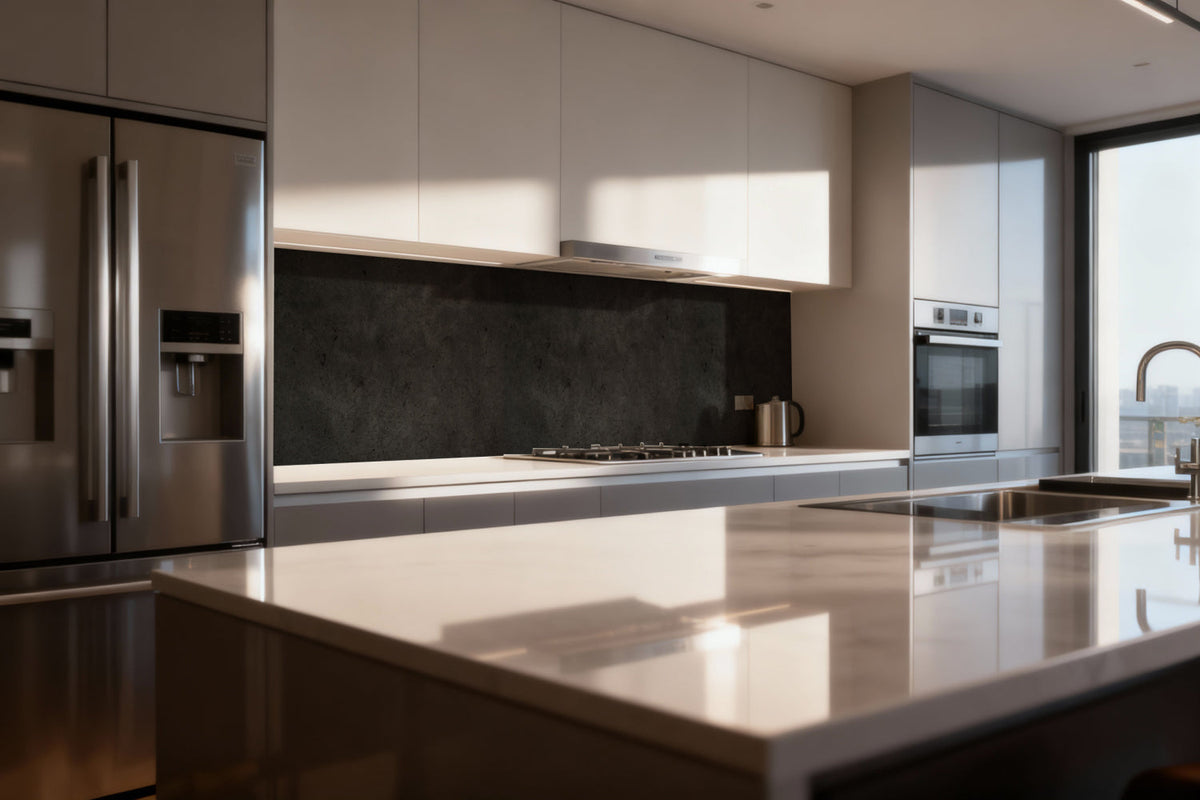 Küchenrückwand Betonoptik