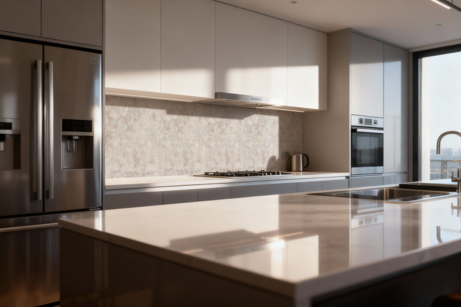 Küchenrückwand Betonoptik