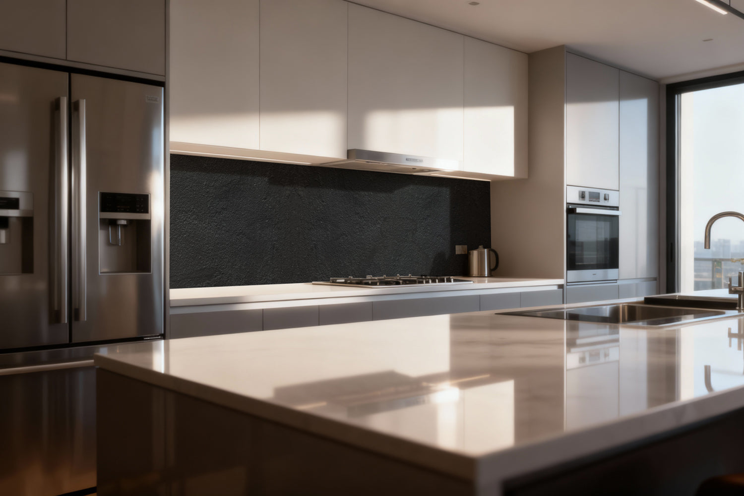 Küchenrückwand Betonoptik