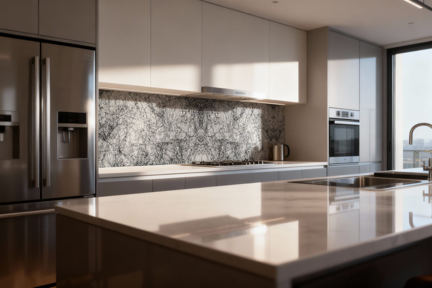 Küchenrückwand Betonoptik