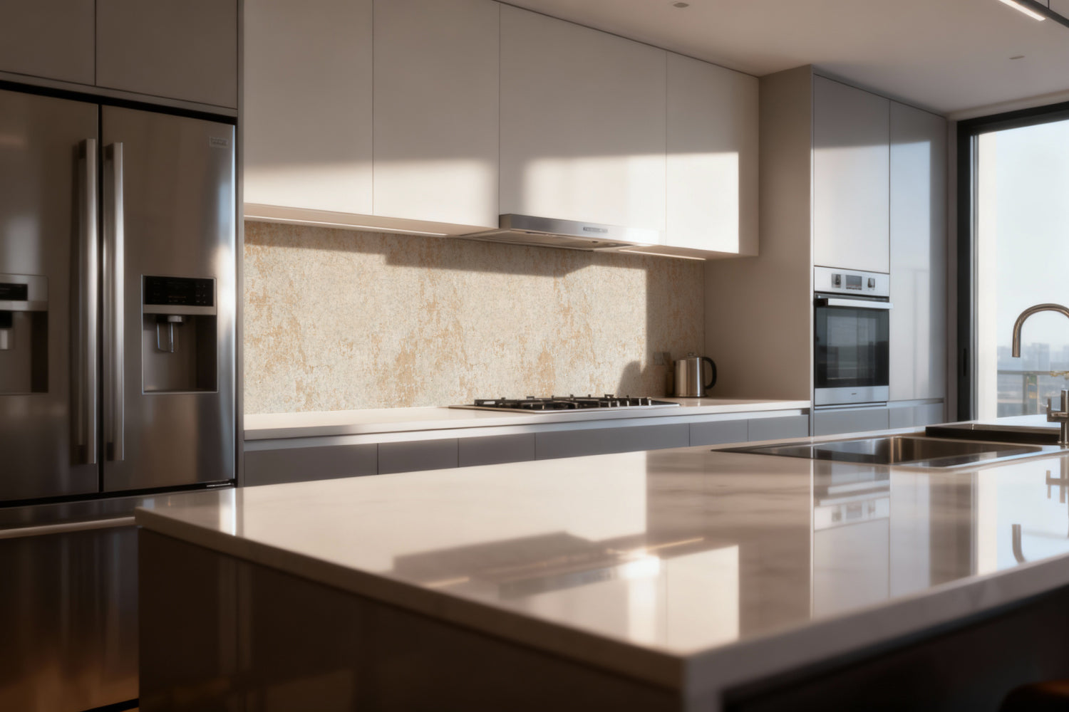 Küchenrückwand Betonoptik