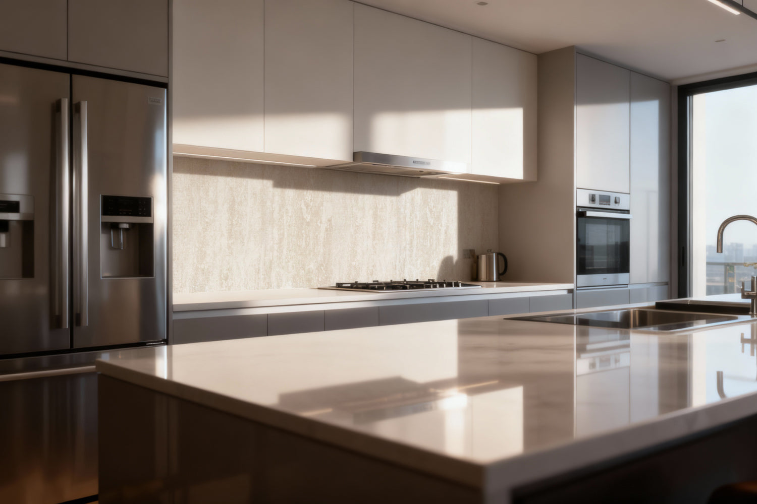 Küchenrückwand Betonoptik