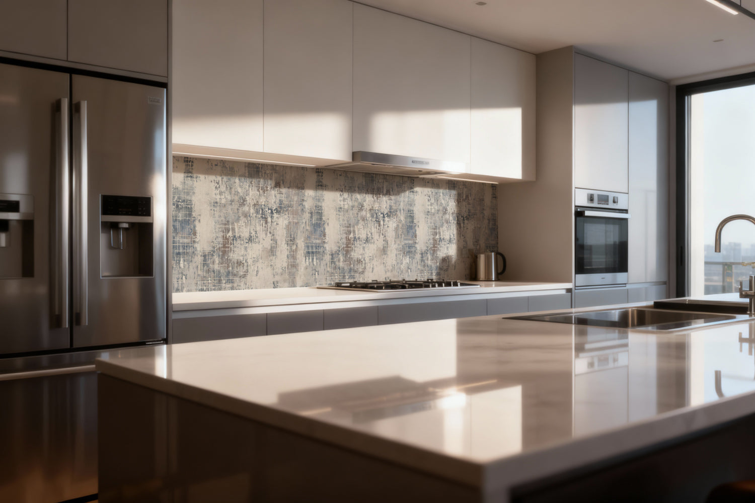 Küchenrückwand Betonoptik