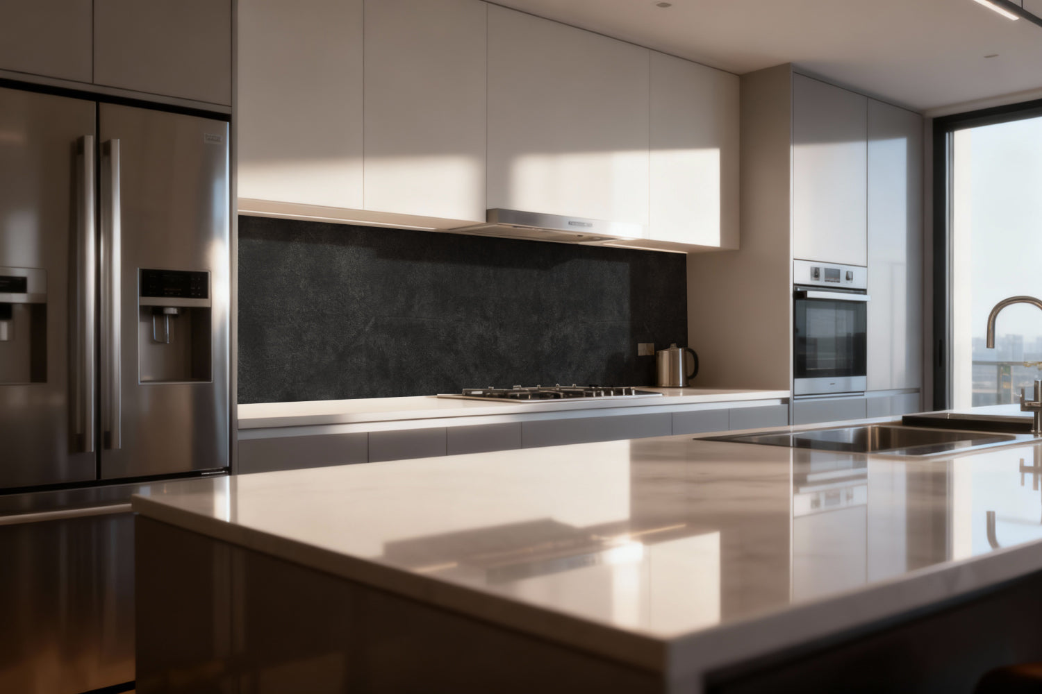 Küchenrückwand Betonoptik