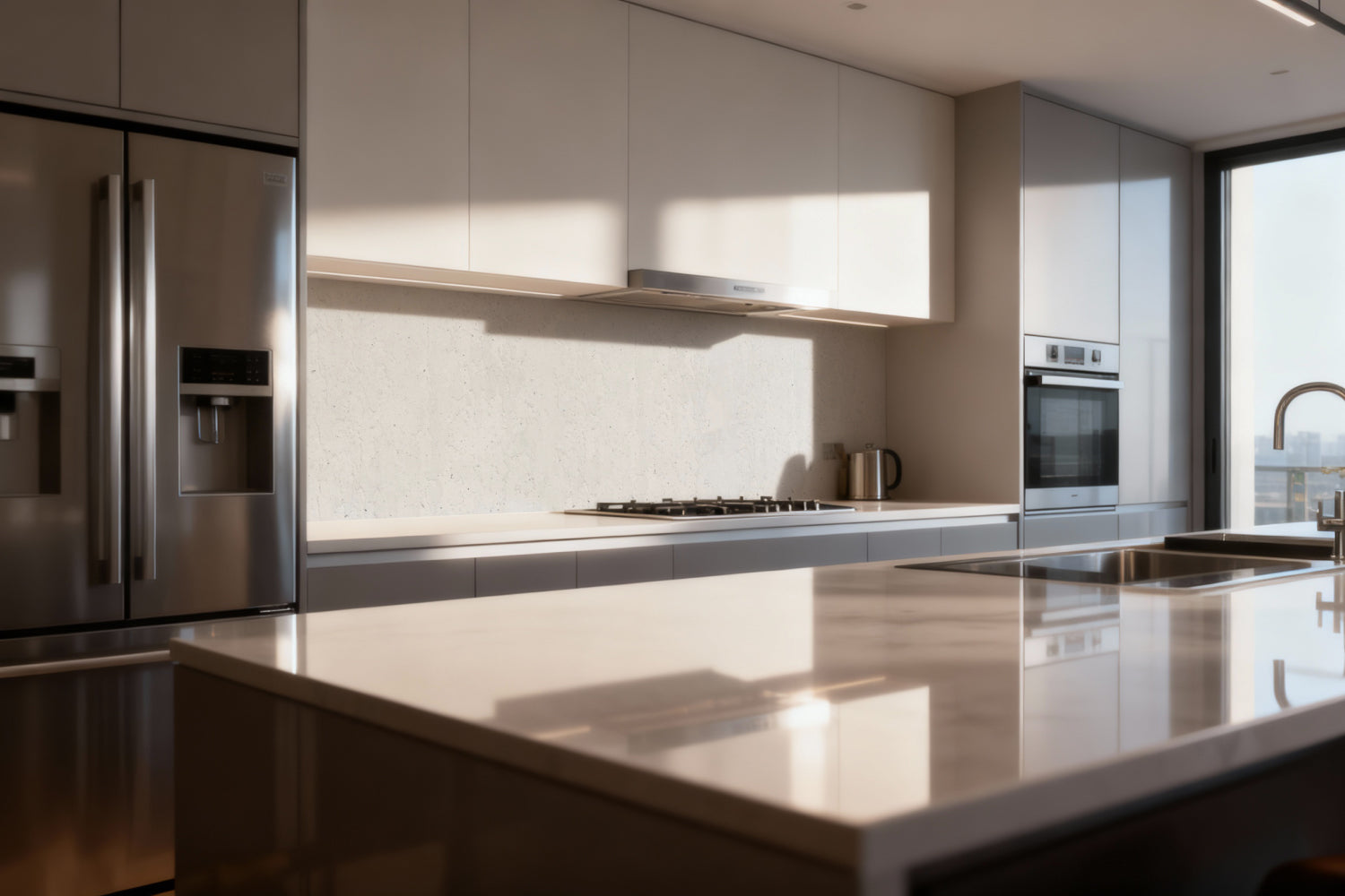 Küchenrückwand Betonoptik