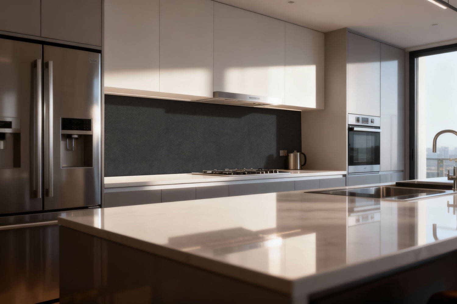 Küchenrückwand Betonoptik