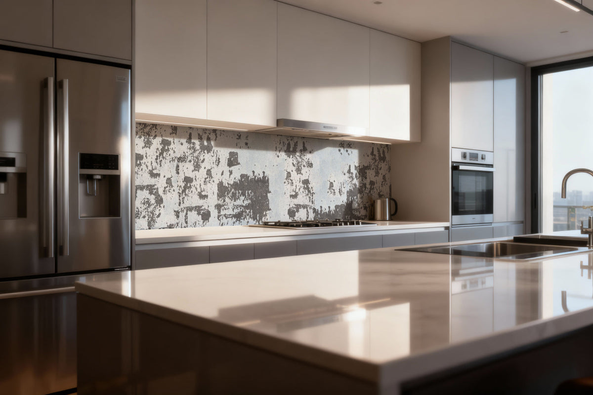 Küchenrückwand Betonoptik