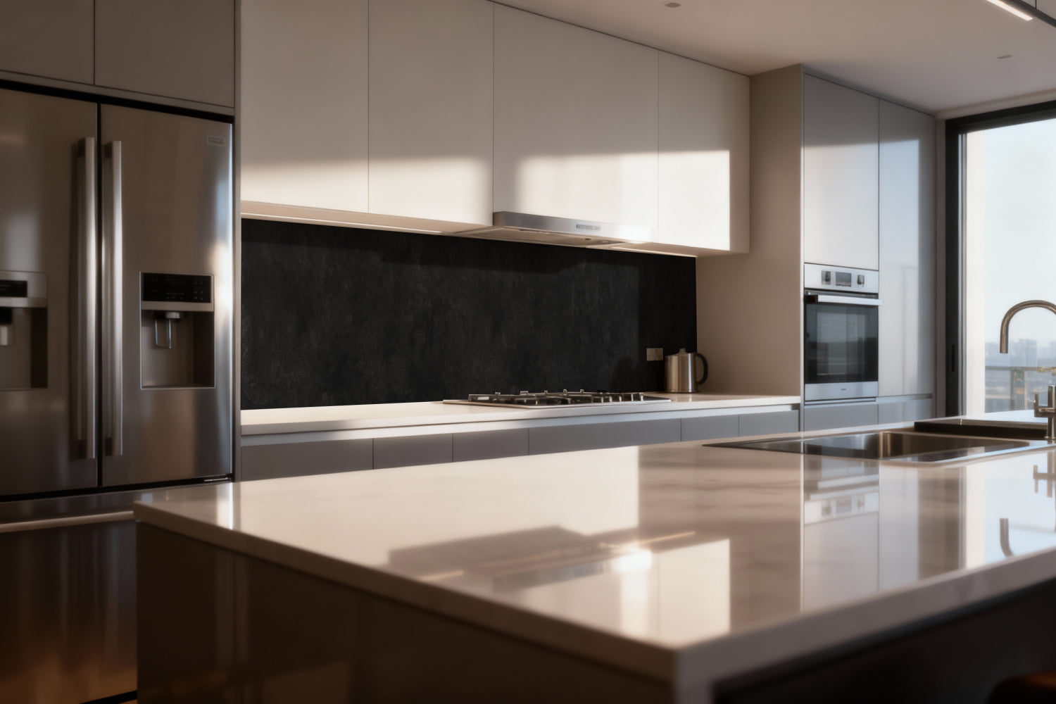 Küchenrückwand Betonoptik