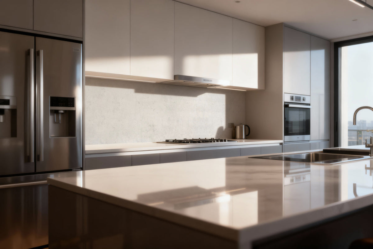 Küchenrückwand Betonoptik