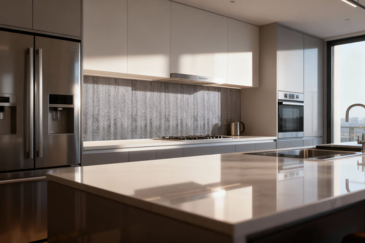 Küchenrückwand Betonoptik