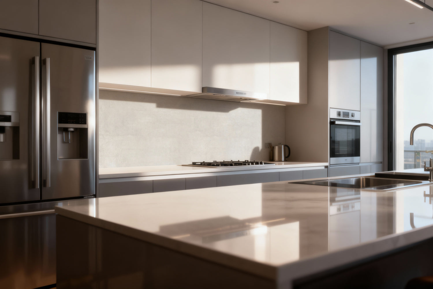 Küchenrückwand Betonoptik