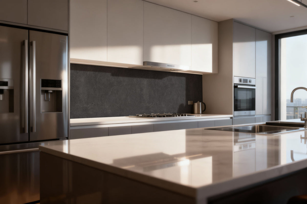 Küchenrückwand Betonoptik