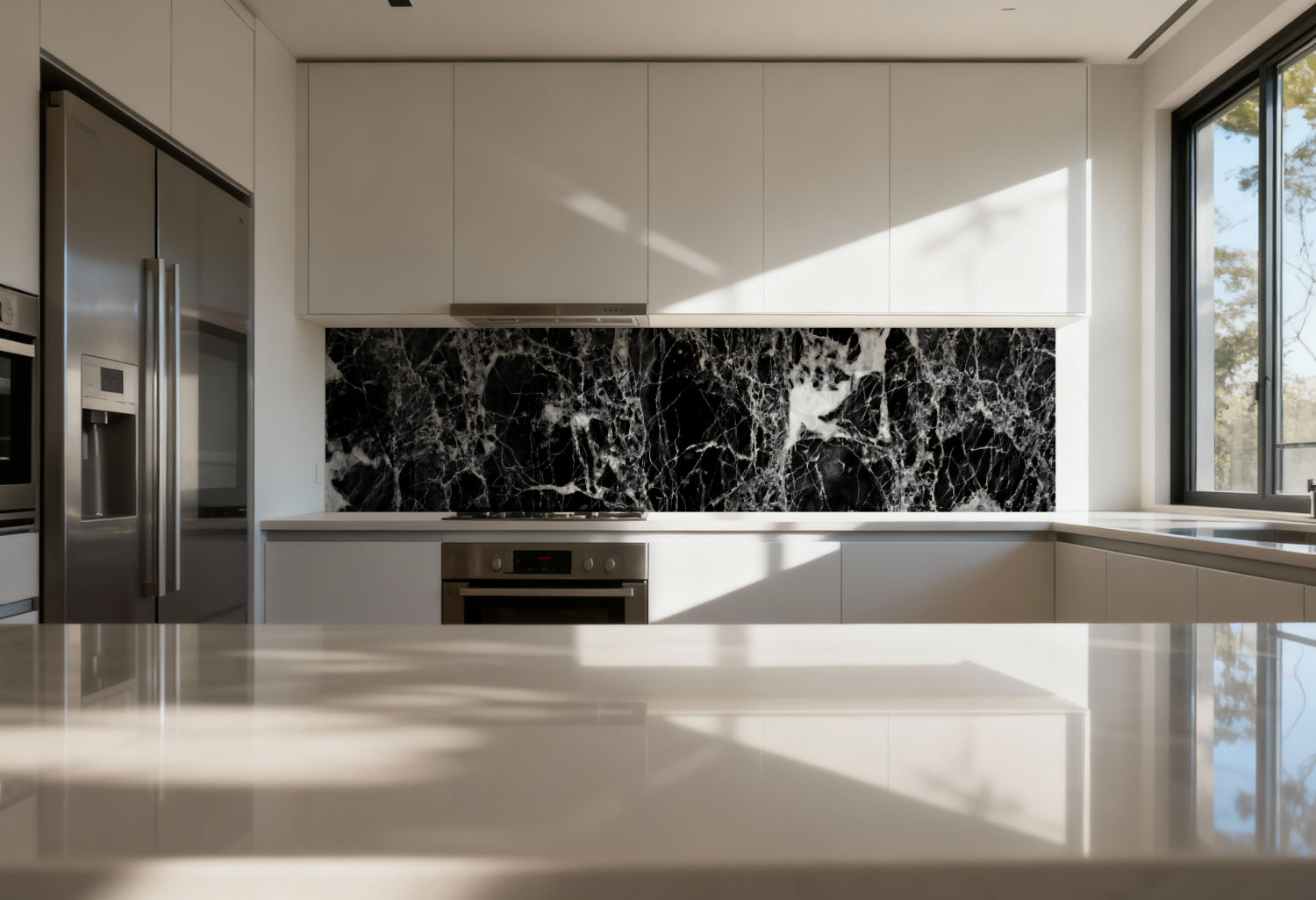 Küchenrückwand Marmoroptik