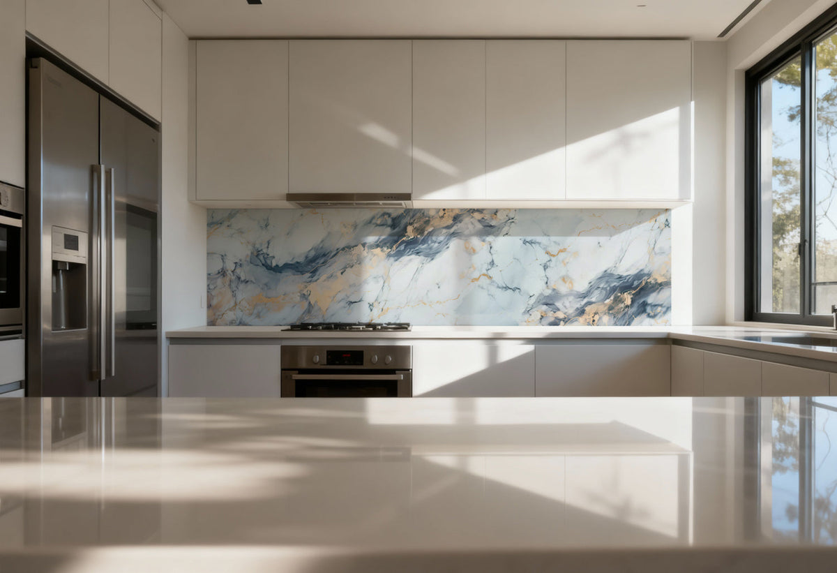 Küchenrückwand Marmoroptik