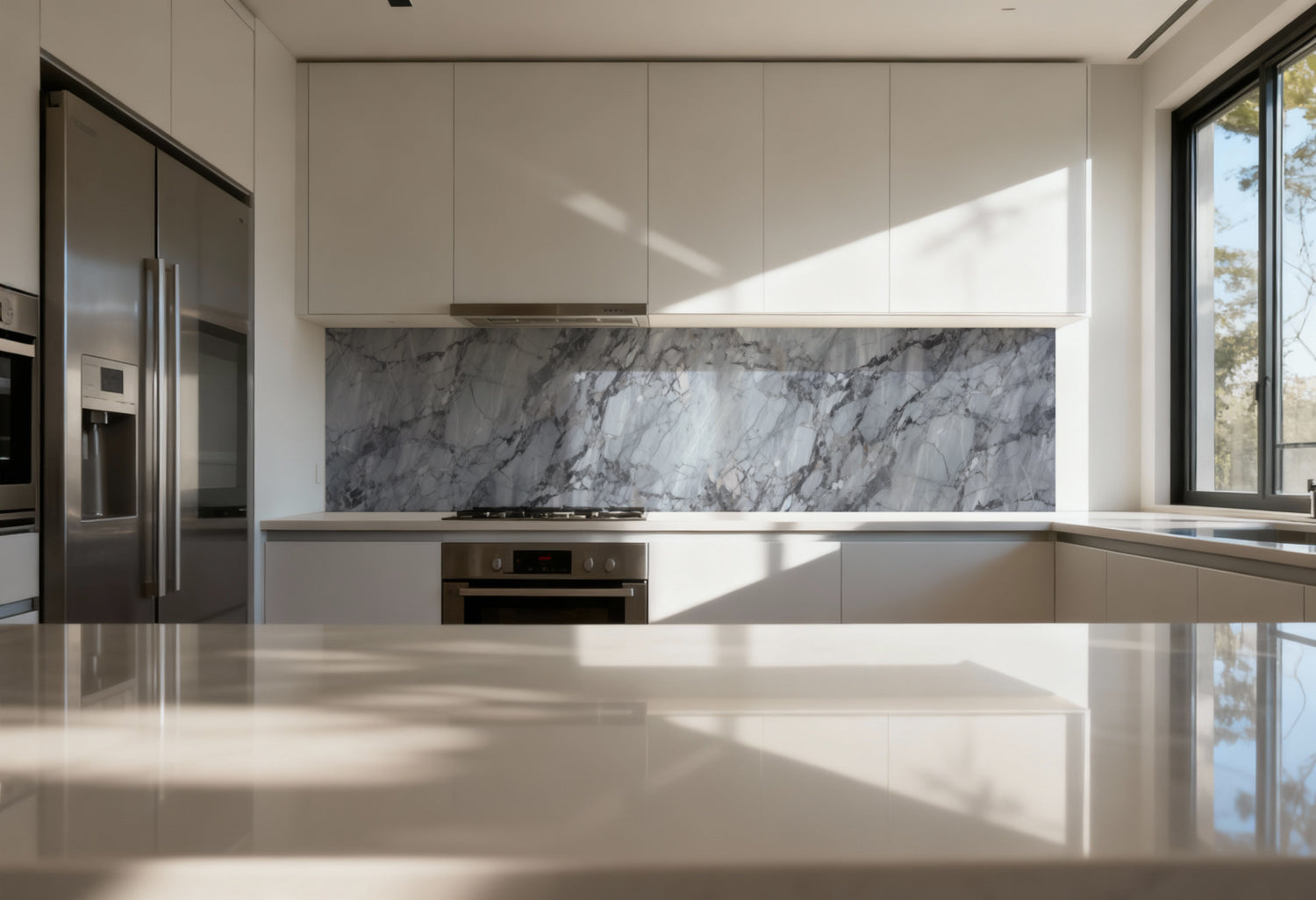 Küchenrückwand Marmoroptik
