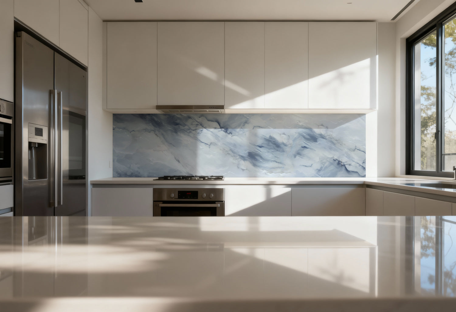 Küchenrückwand Marmoroptik