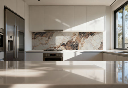 Küchenrückwand Marmoroptik