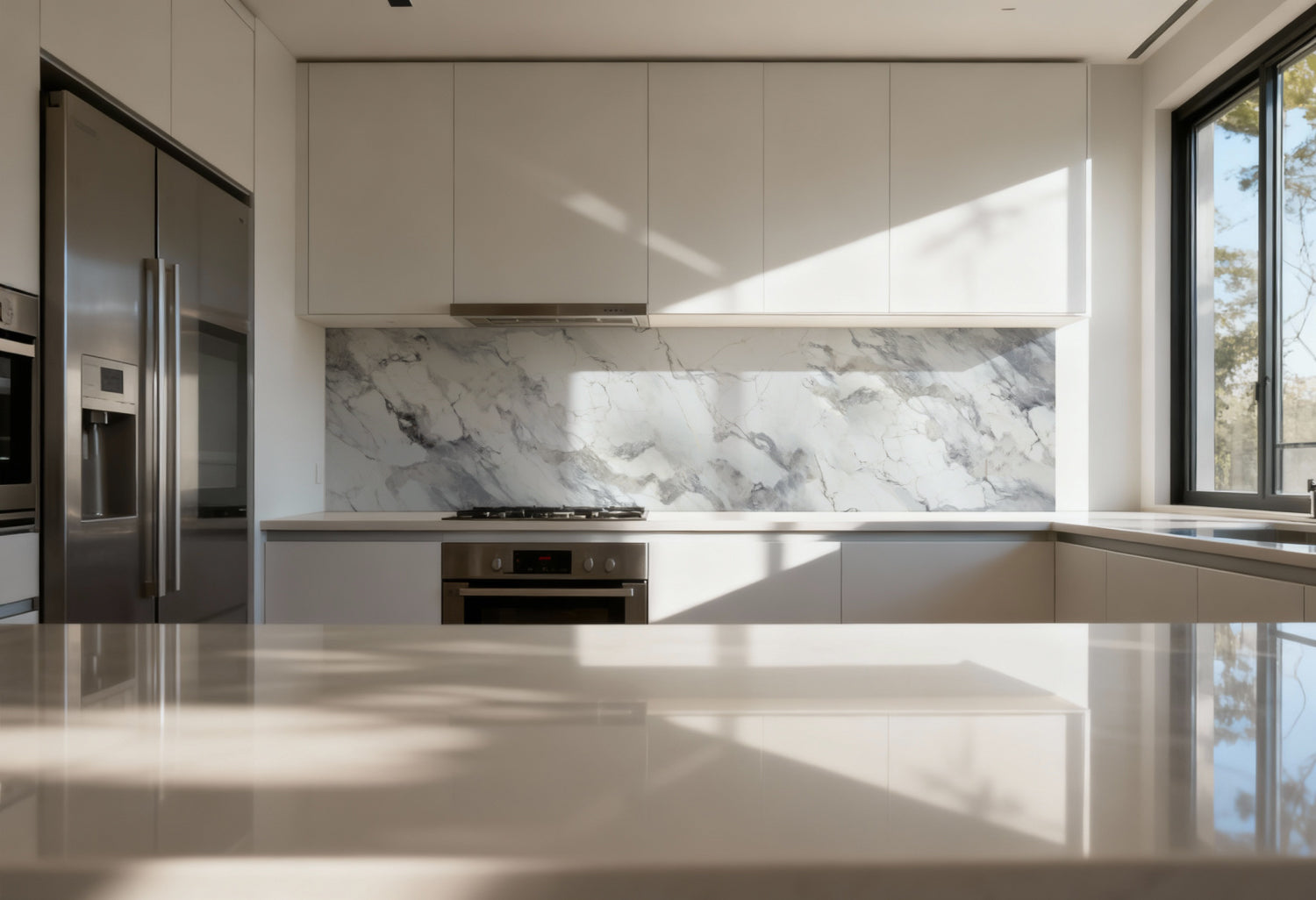 Küchenrückwand Marmoroptik