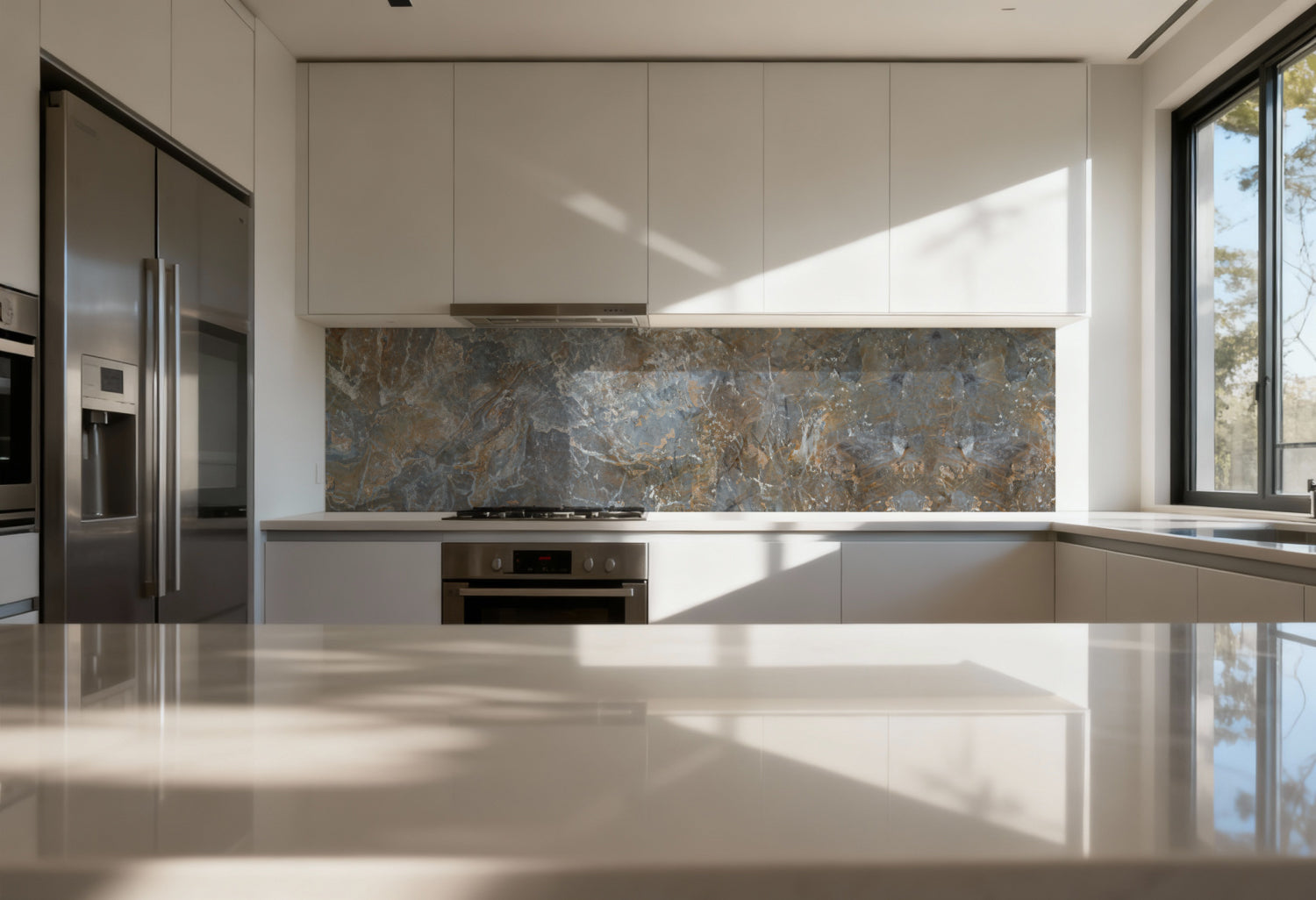Küchenrückwand Marmoroptik
