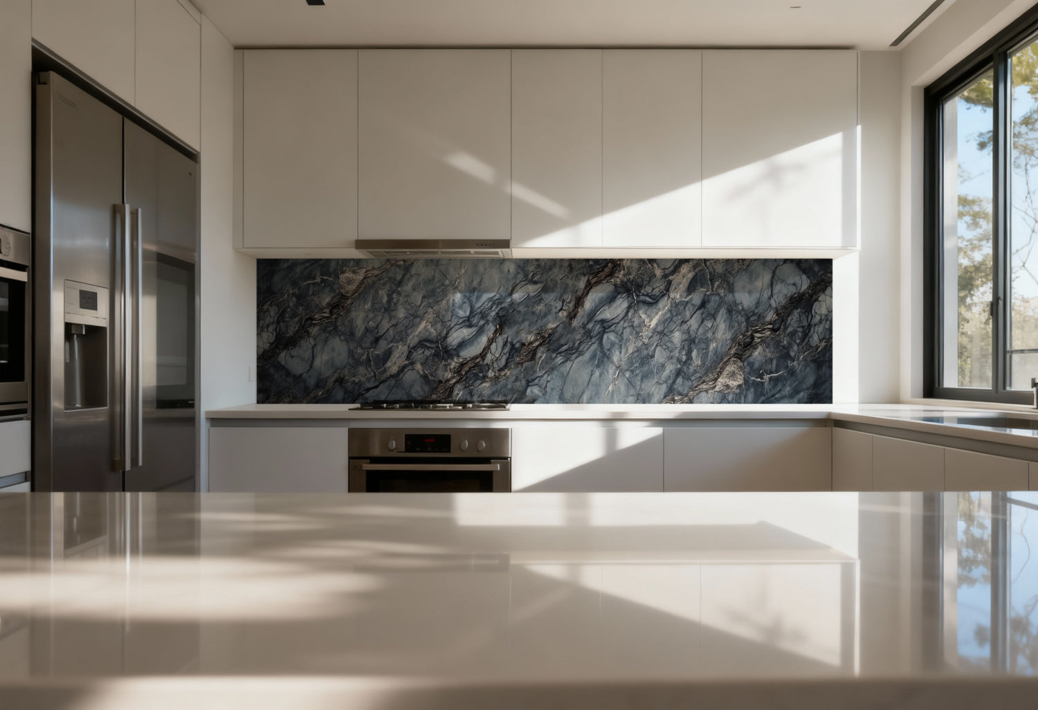 Küchenrückwand Marmoroptik