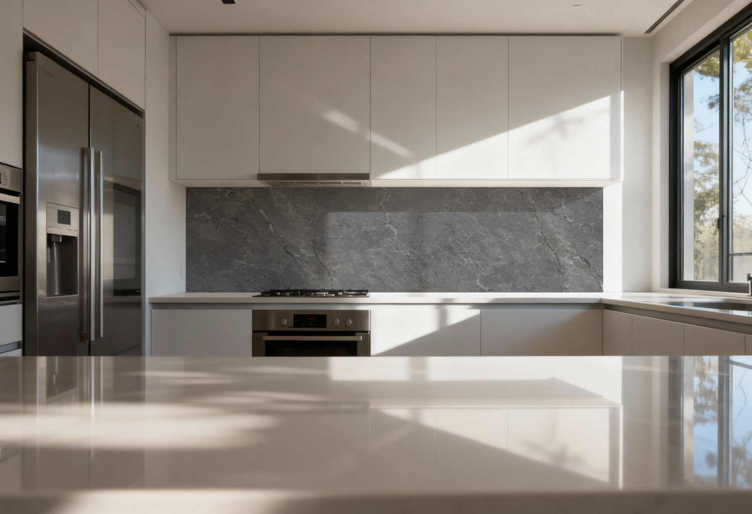 Küchenrückwand Marmoroptik