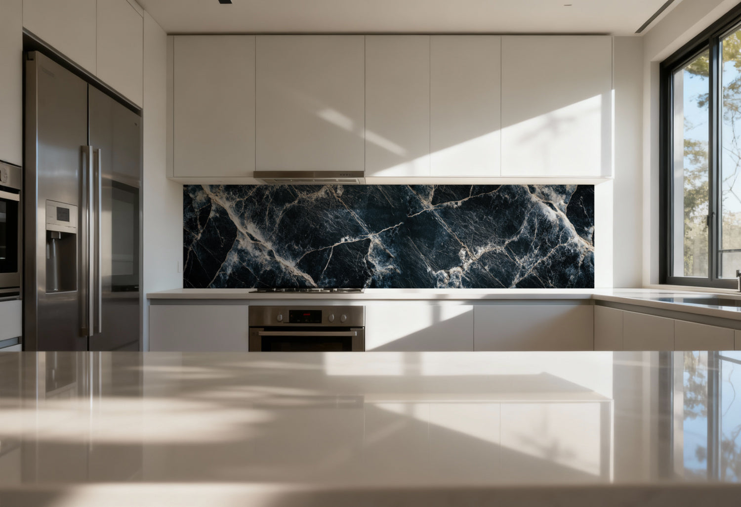 Küchenrückwand Marmoroptik