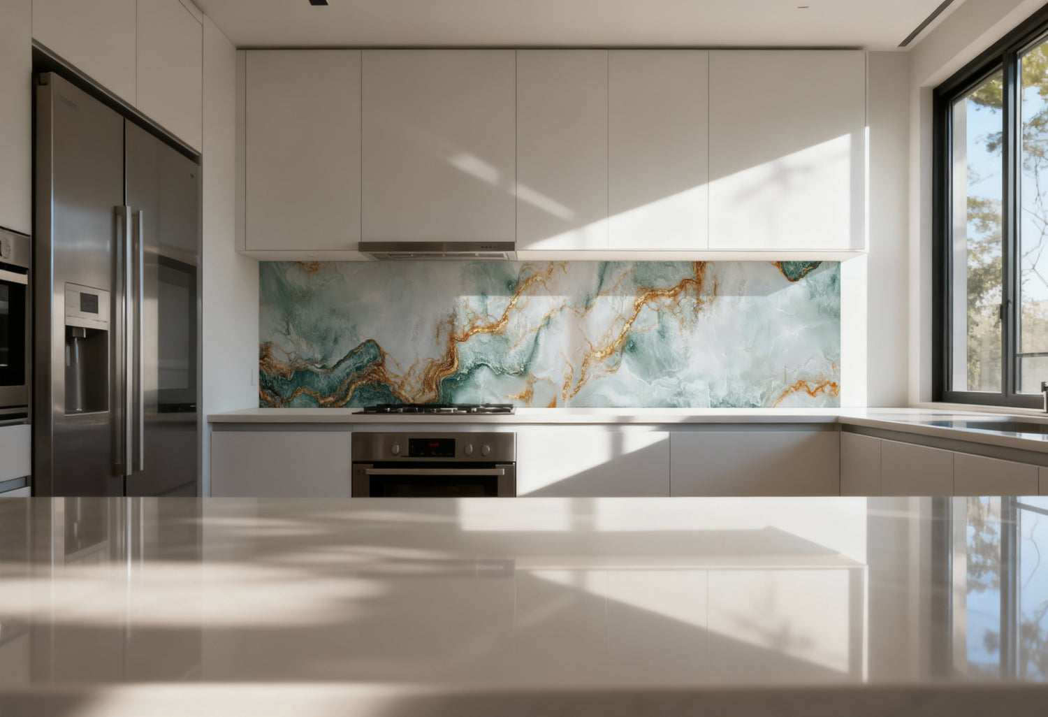 Küchenrückwand Marmoroptik