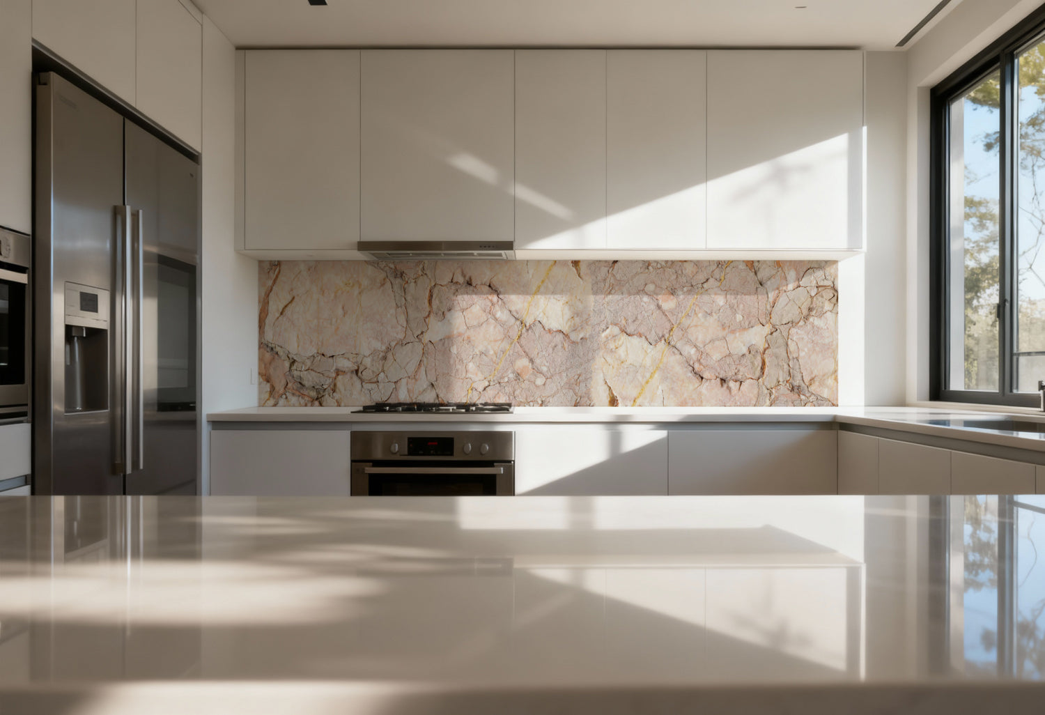 Küchenrückwand Marmoroptik
