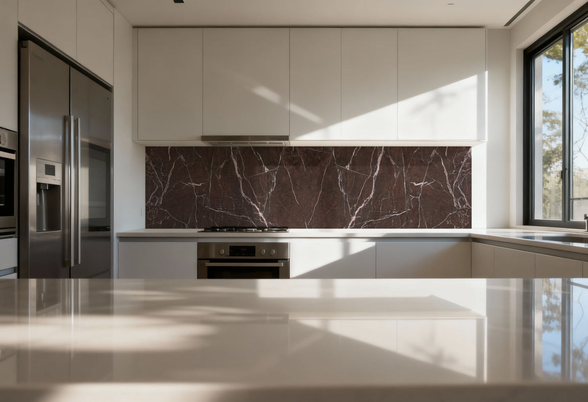 Küchenrückwand Marmoroptik