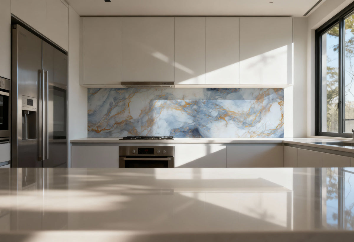 Küchenrückwand Marmoroptik