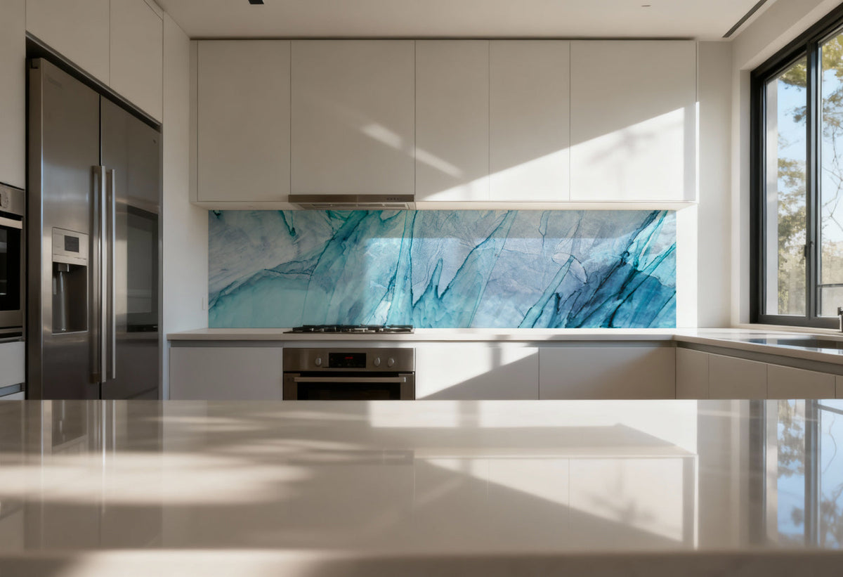 Küchenrückwand Marmoroptik