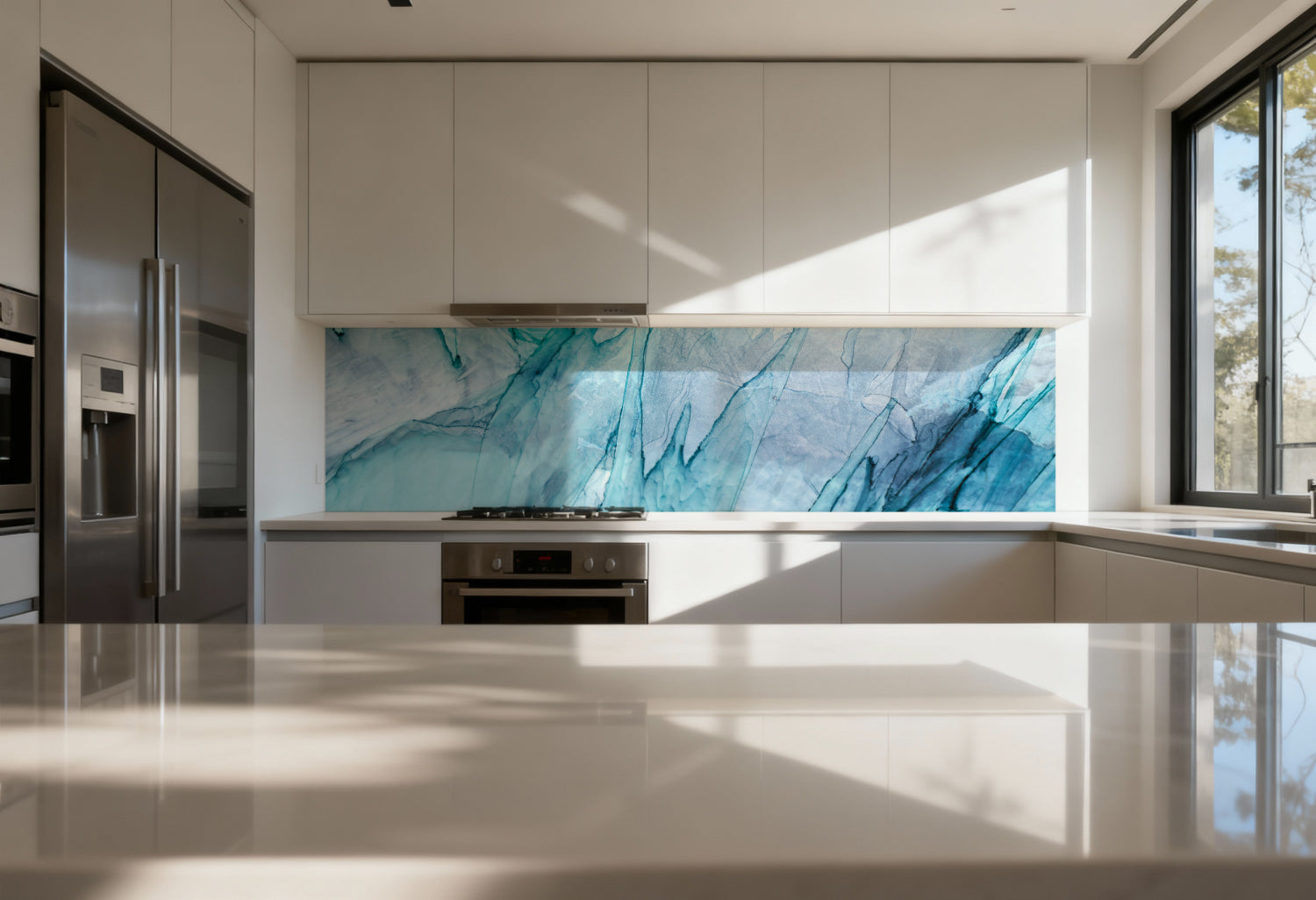 Küchenrückwand Marmoroptik