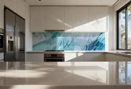 Küchenrückwand Marmoroptik