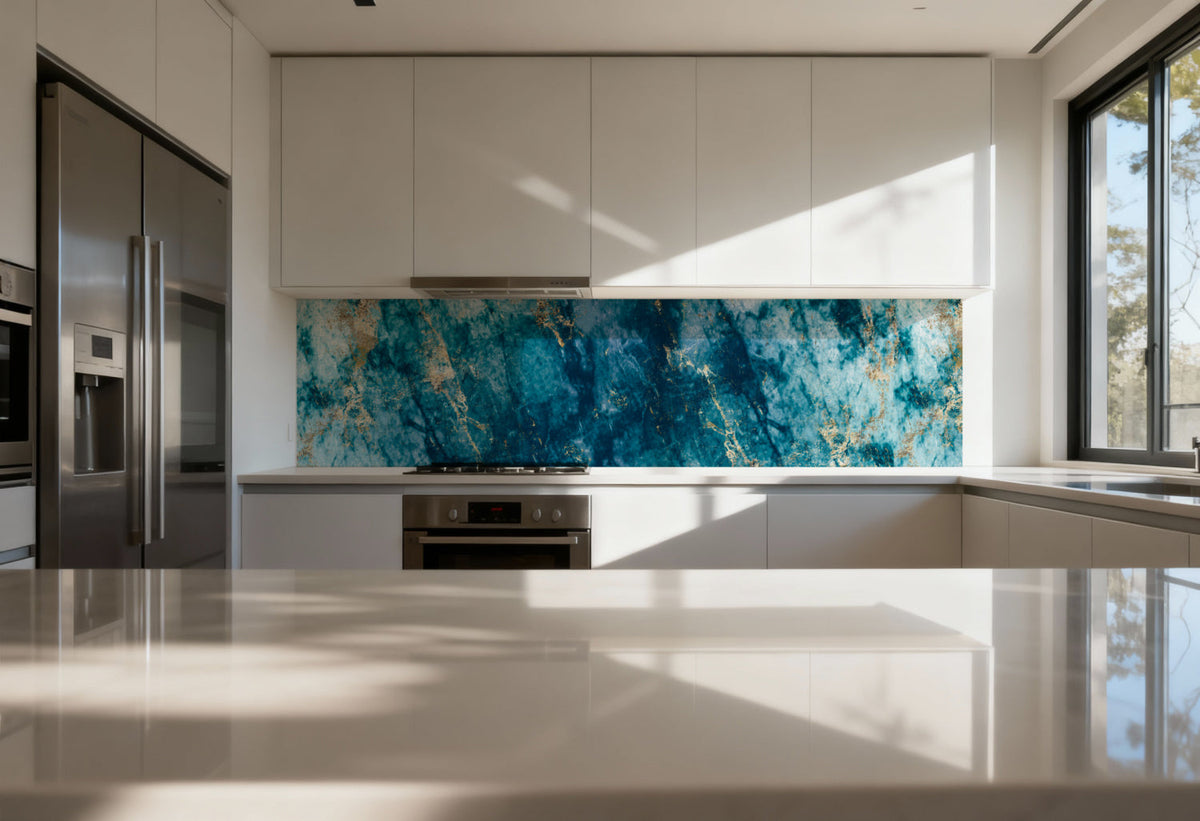 Küchenrückwand Marmoroptik