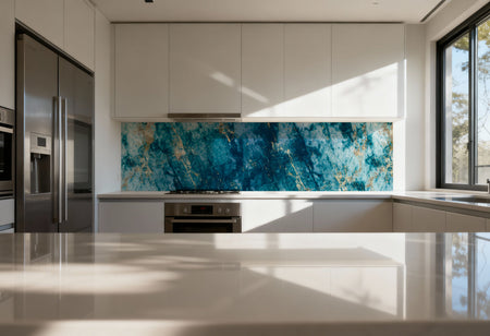 Küchenrückwand Marmoroptik