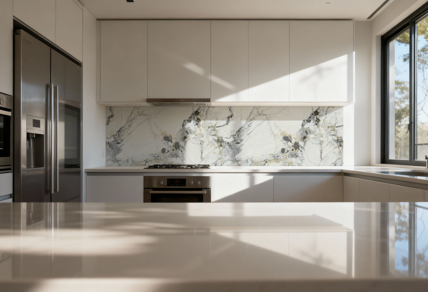 Küchenrückwand Marmoroptik