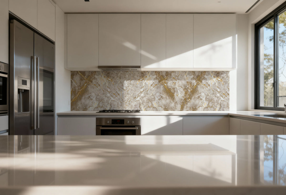 Küchenrückwand Marmoroptik