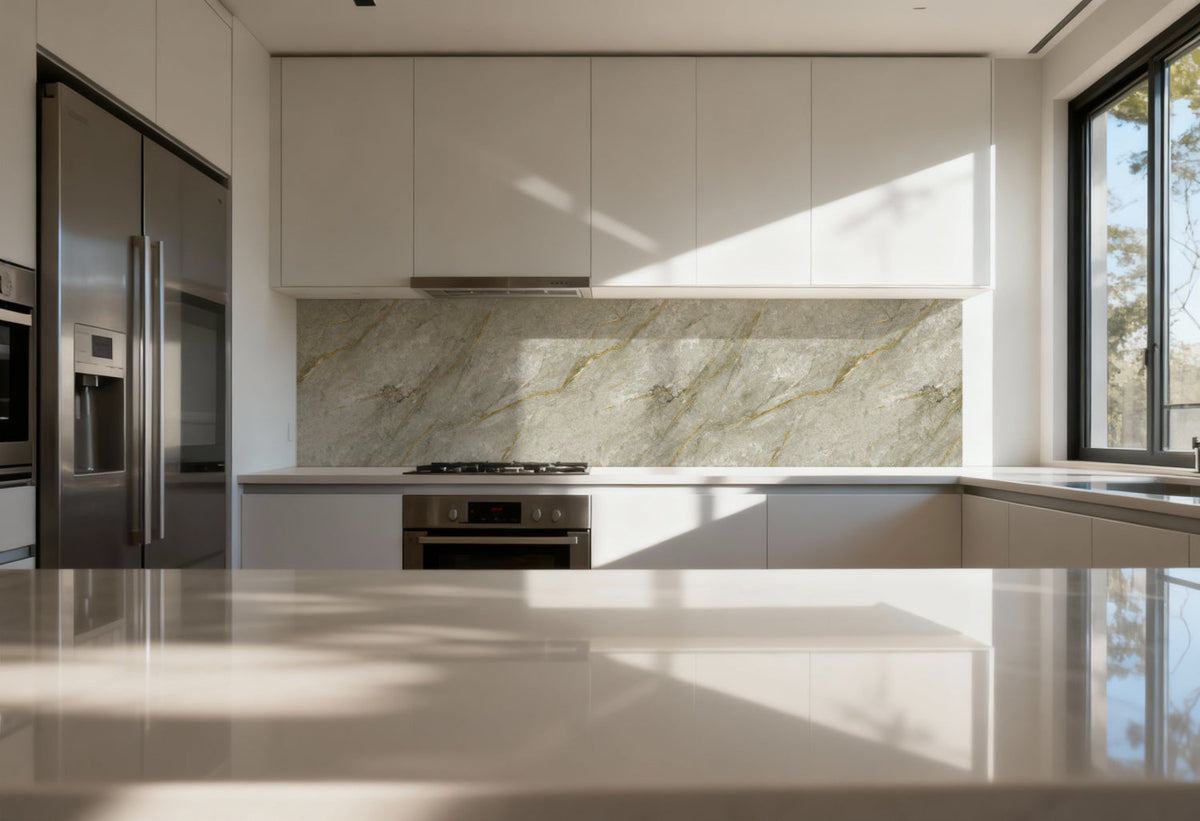 Küchenrückwand Marmoroptik