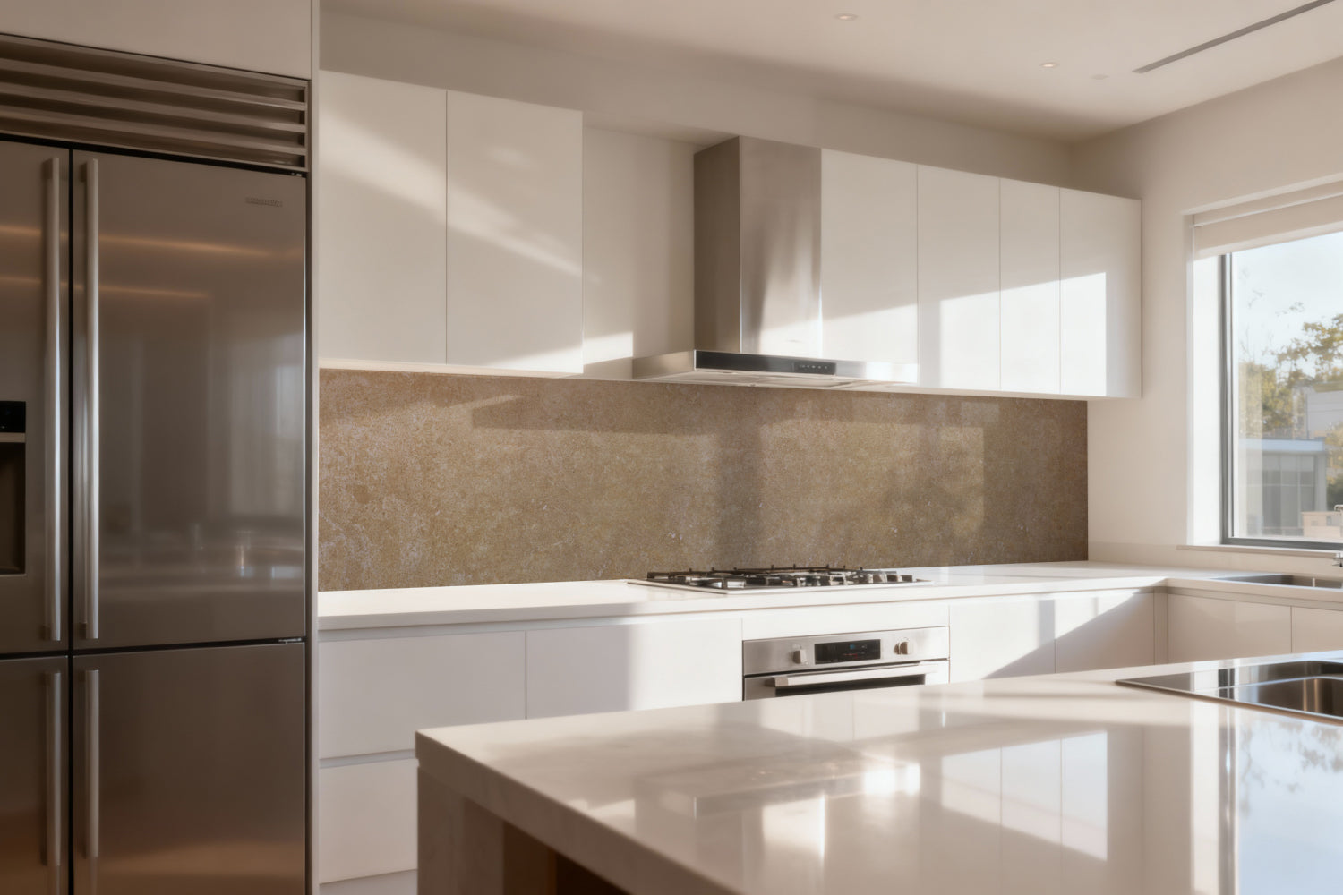 Küchenrückwand Betonoptik