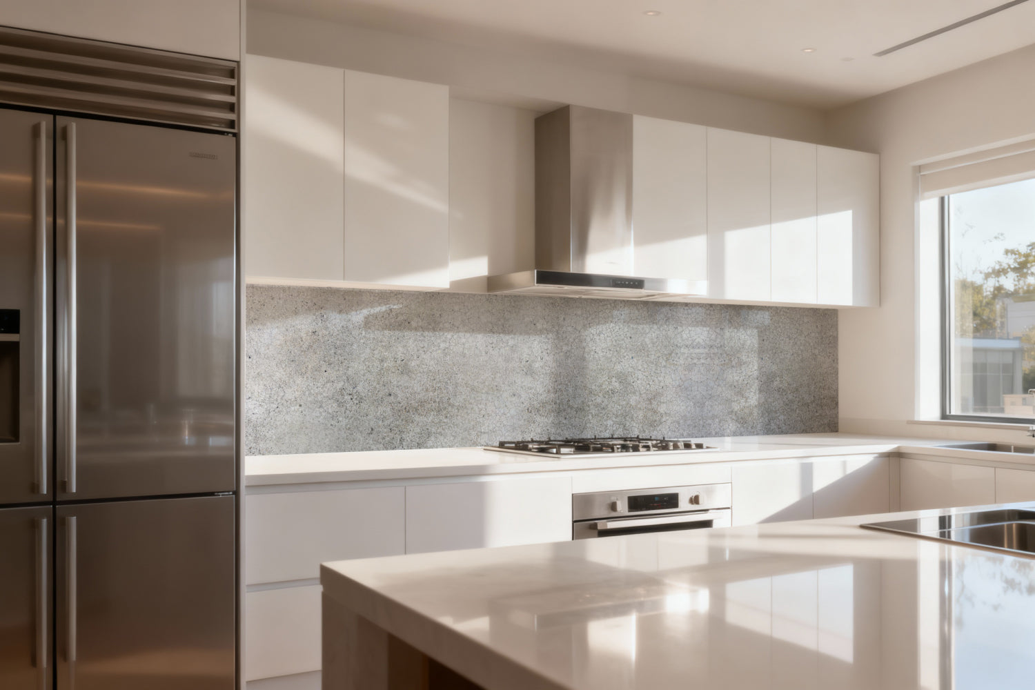 Küchenrückwand Betonoptik